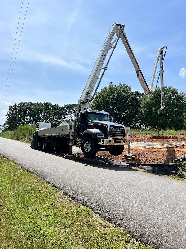 Aerial view of Jefferson, Georgia and surrounding communities served by Xtreme Concrete Pumping.